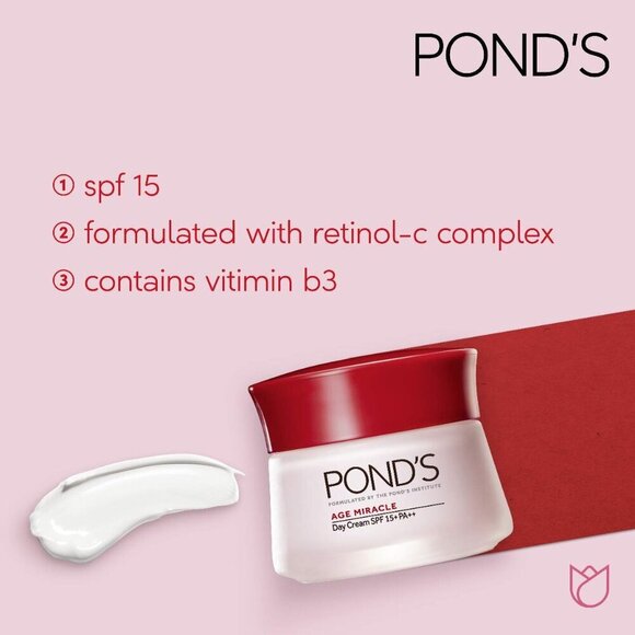 POND'S Age Miracle Wrinkle Corrector SPF 18 Pa++ Anti Aging Day Cream 1.7 oz 50g - Picture 11 of 15